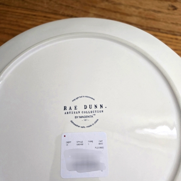 Rae Dunn Santa's Cookies Plate - Picture 2 of 2